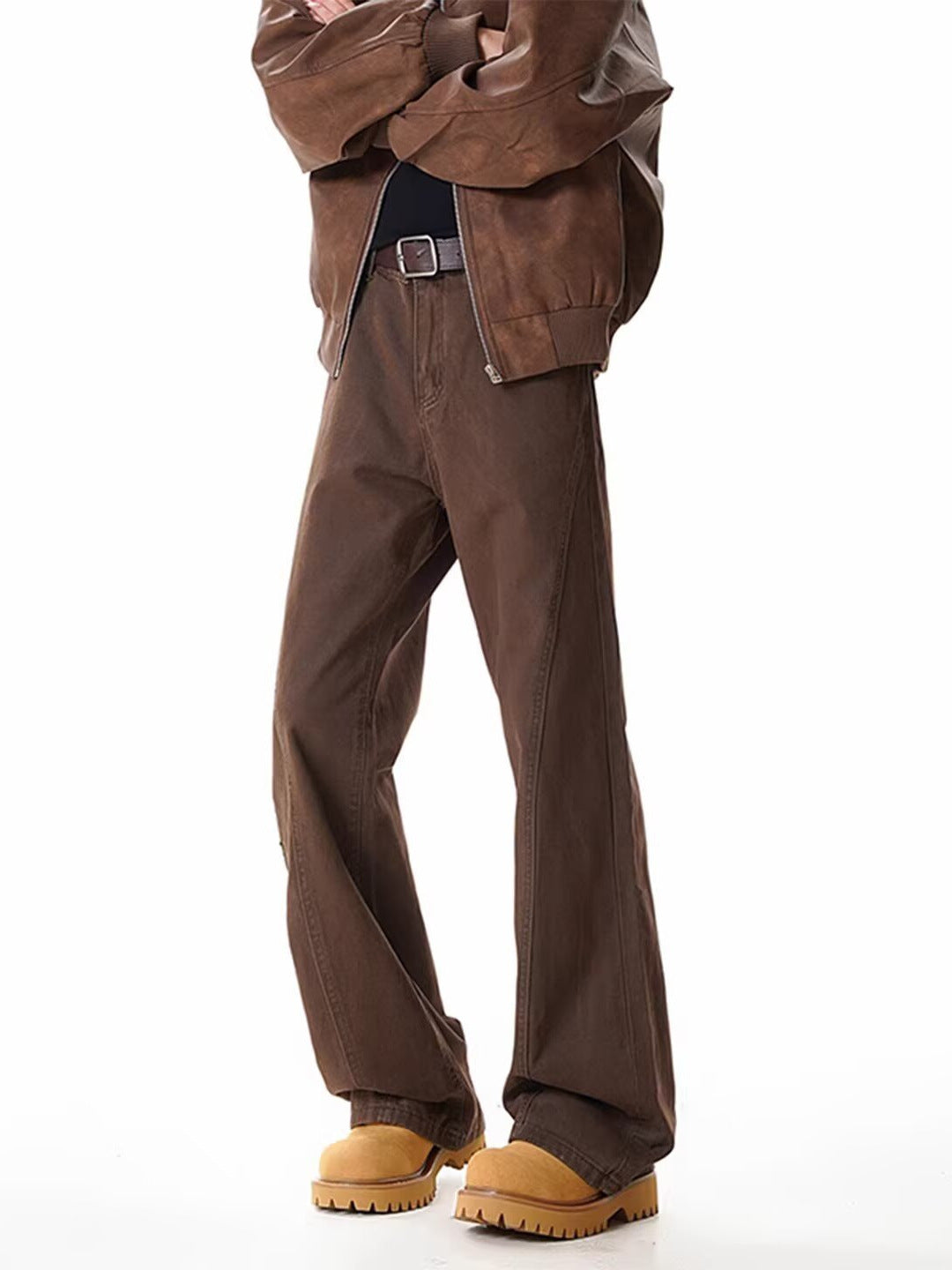 Mens Straight Leg Denim Pants