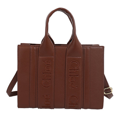 Popular letter-shaped tote bag