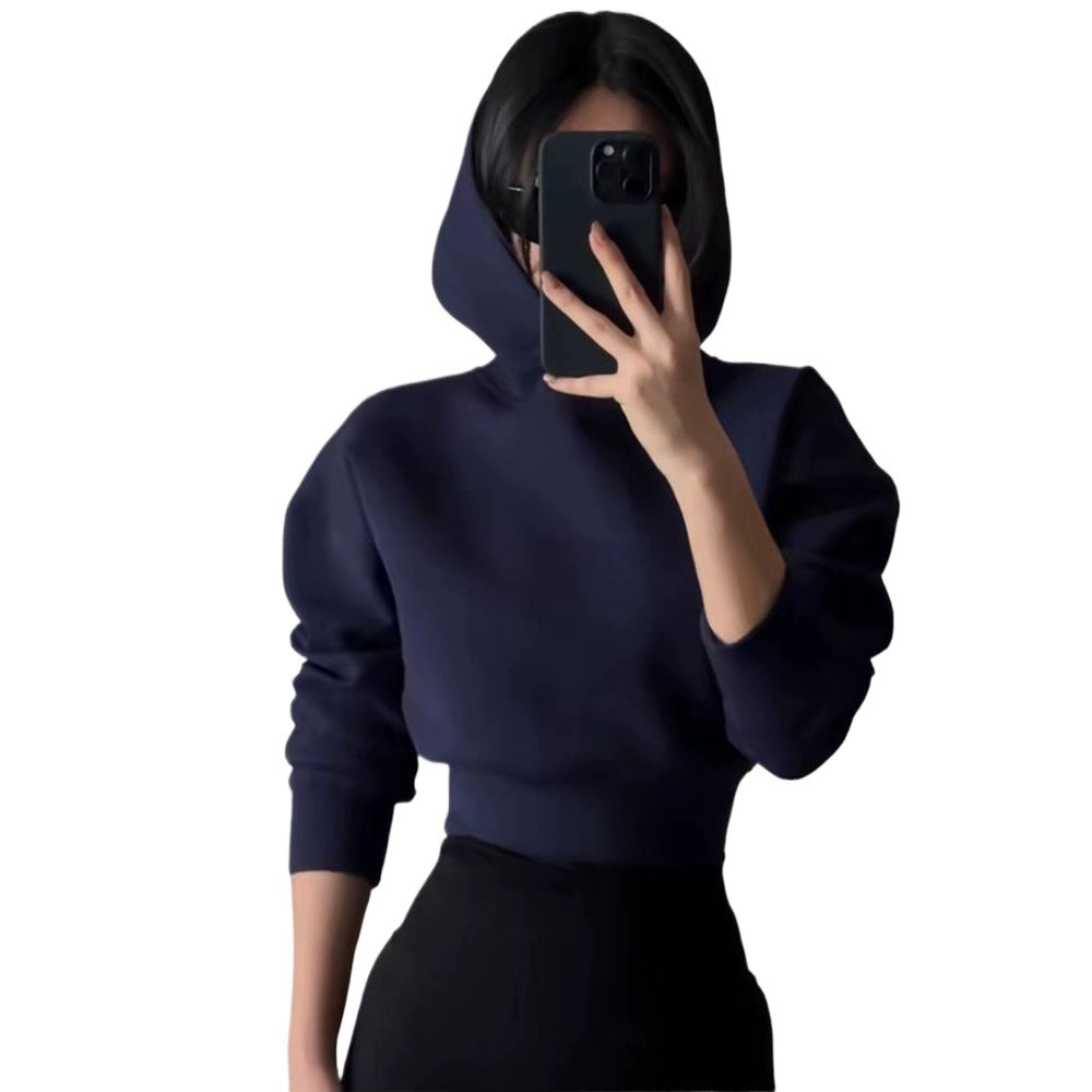 Womens Hooded Fitness Sweatshirt