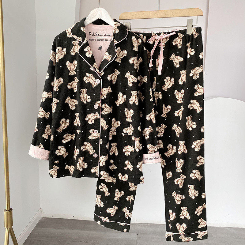 Women's Cotton Brushed Pajama Set