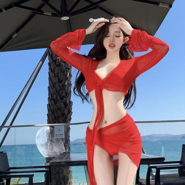 Women's Long Sleeve Bikini Set