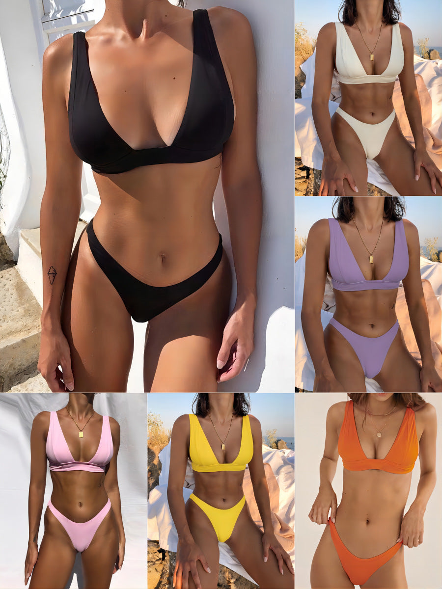 Women's Hollow Split Swimsuit