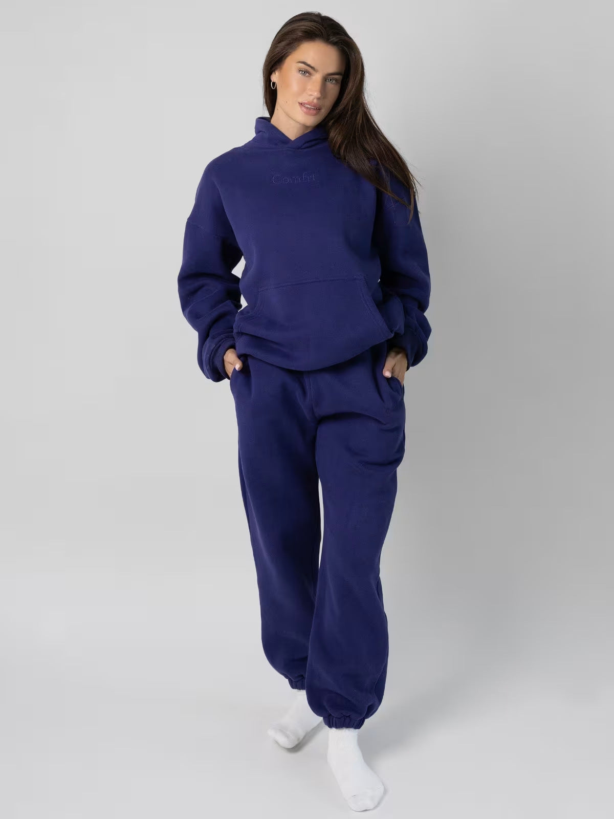 Fleece Lined Hoodie and Pants Set