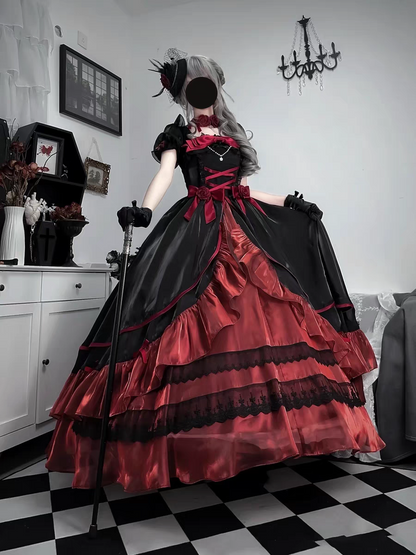 Lolita Formal Dress with Waist Bow