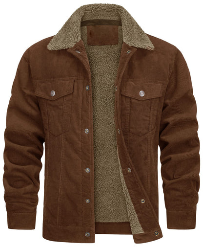 Mens Corduroy Jacket with Wool Liner