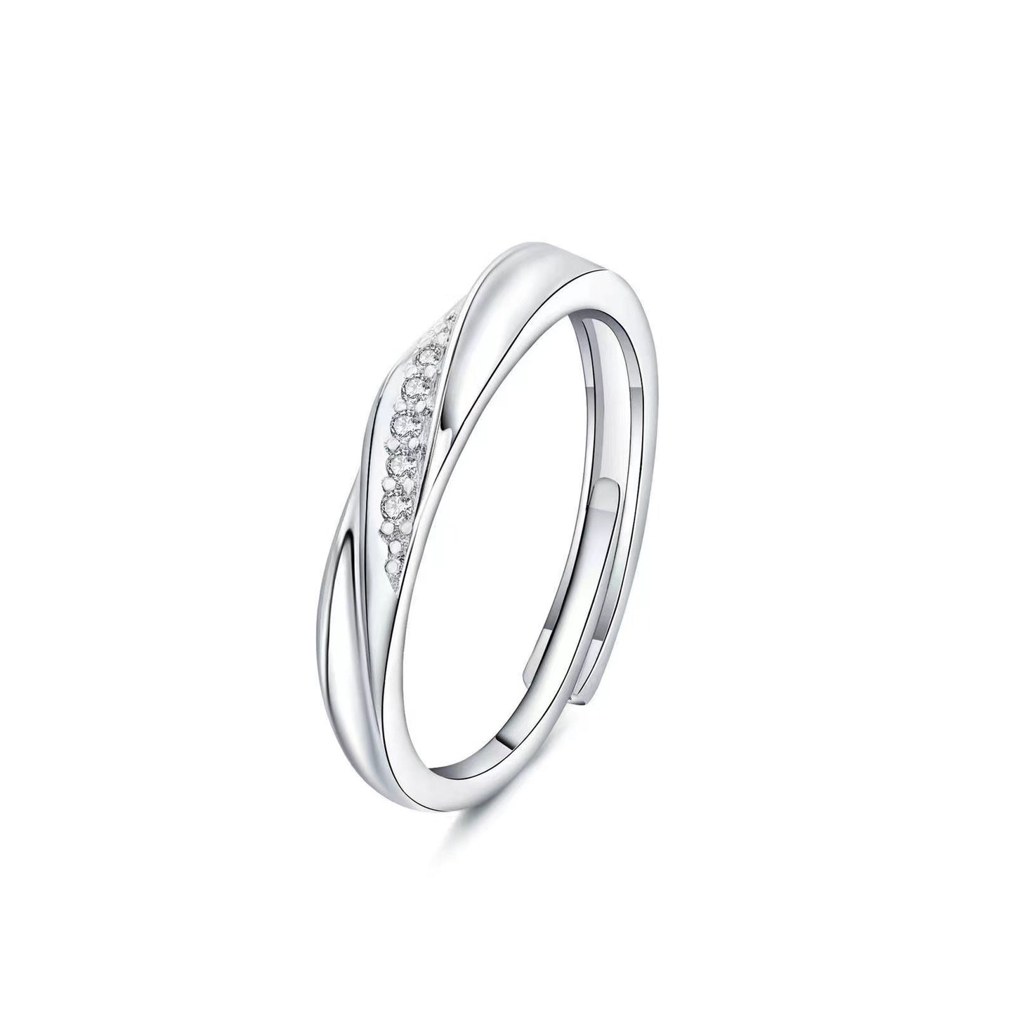 Adjustable Zirconia Wedding Ring