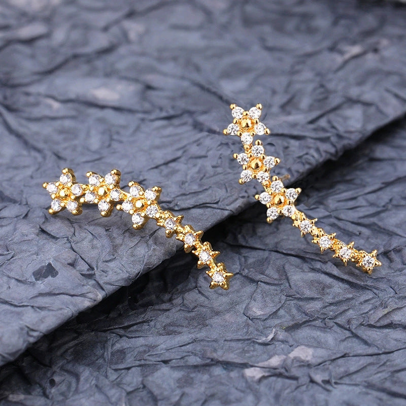 Rhinestone earrings