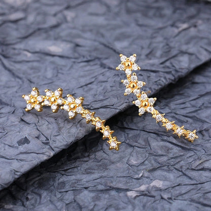 Rhinestone earrings