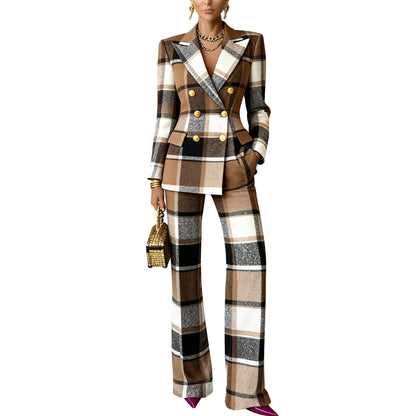 Slim-fit suit and trousers