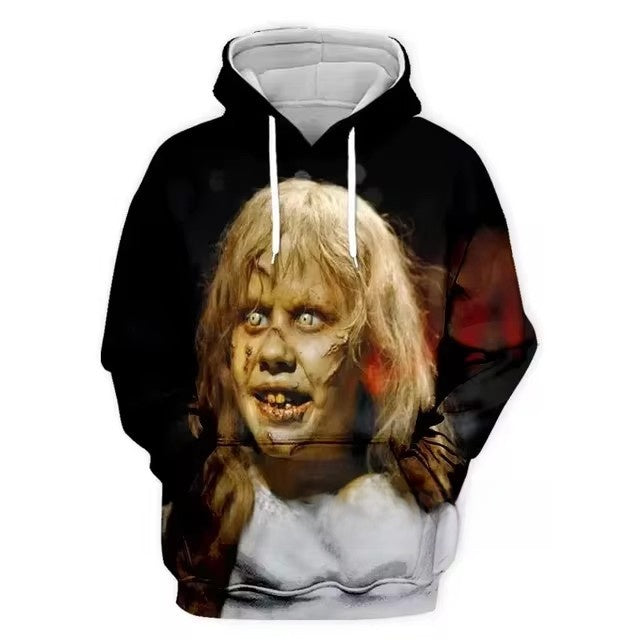 3d digital printing street men's crown sweatshirt