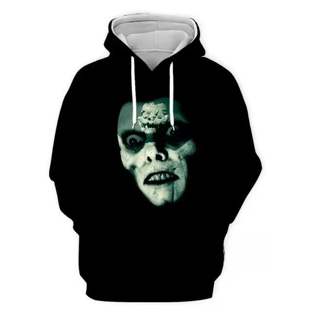 3d digital printing street men's crown sweatshirt