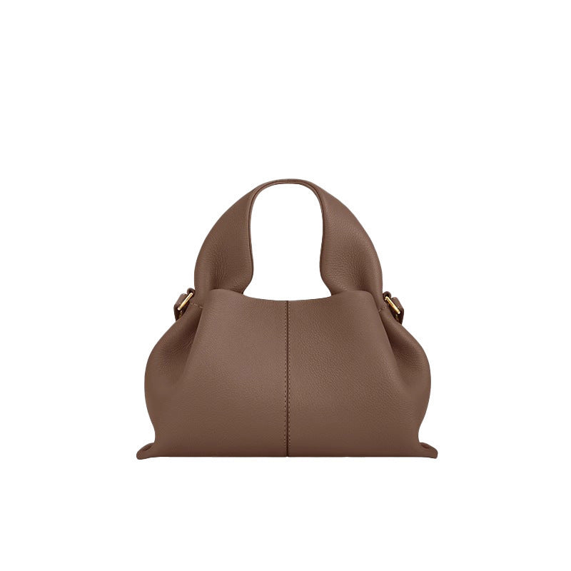 Genuine Leather Cloud Crossbody Bag