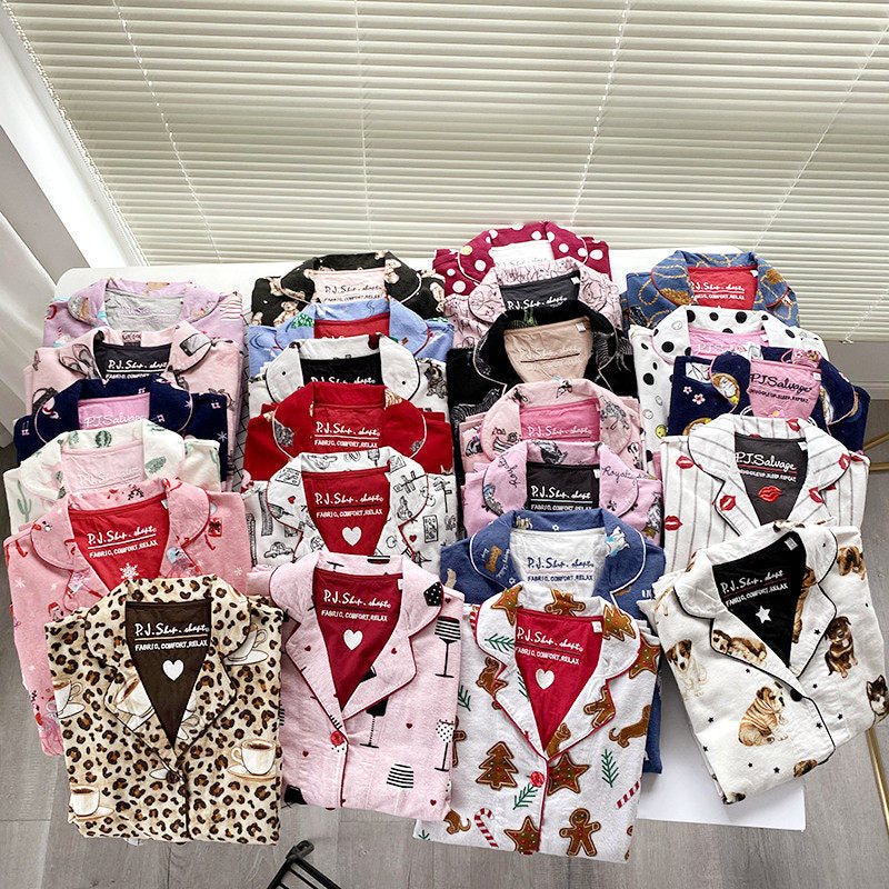 Women's Cotton Brushed Pajama Set