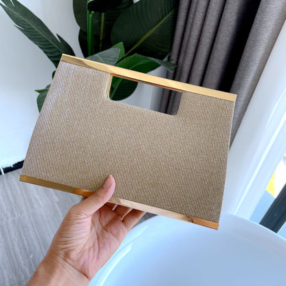 Handheld small rectangular bag