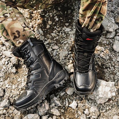 High-top tactical boots