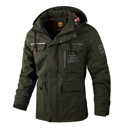 Mens Hooded Parka Jacket