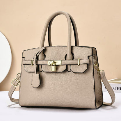 Litchi Pattern Shoulder Sling Bag