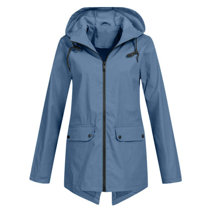 Lightweight Hooded Windproof Jacket for Women