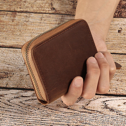 Genuine Leather Multi Card Holder Organizer