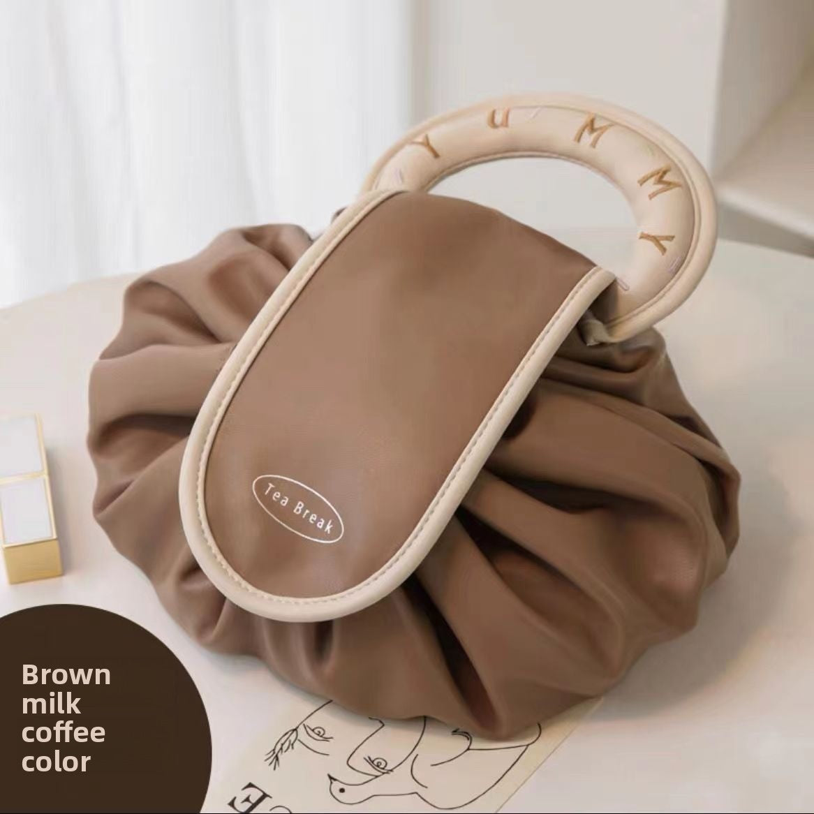 Portable makeup bag storage box
