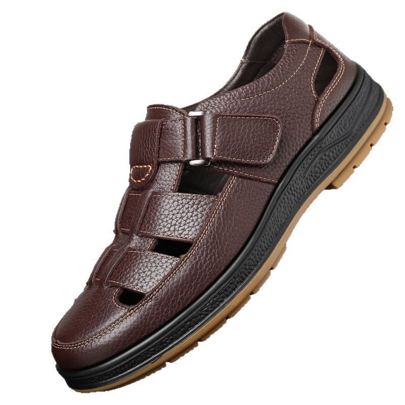 mens leather sandals