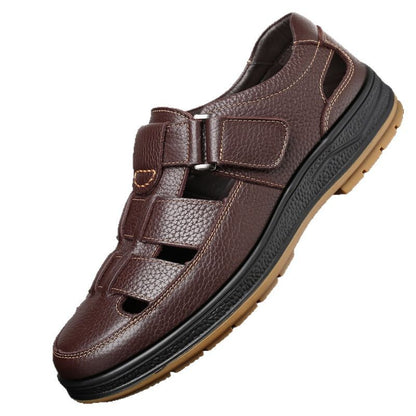 mens leather sandals