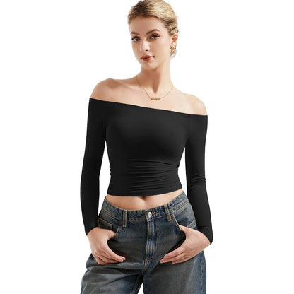 One-shoulder T-shirt