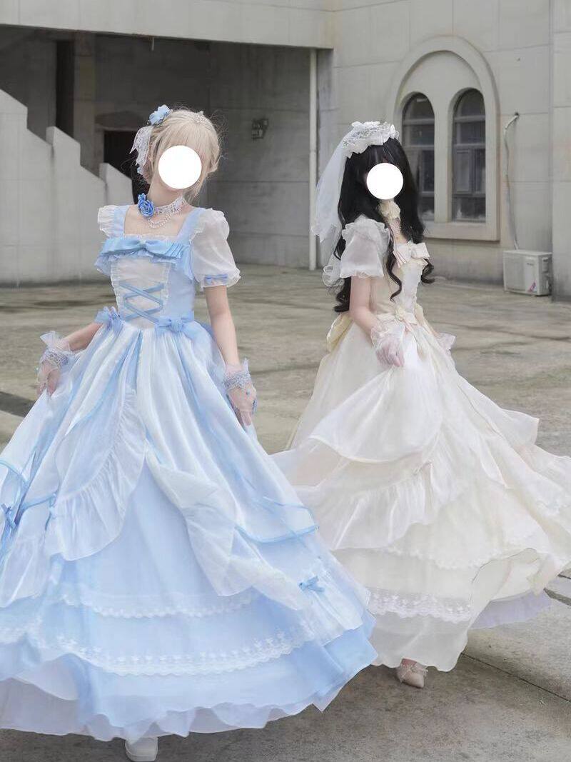 Lolita Formal Dress with Waist Bow