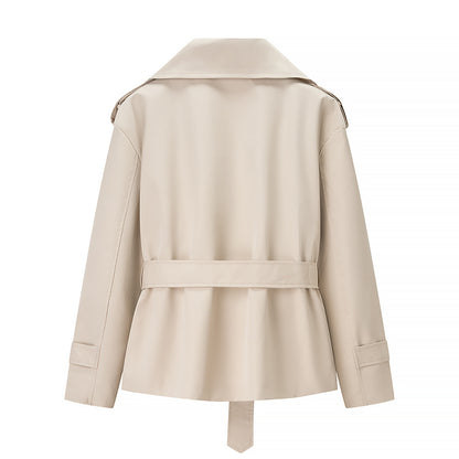Womens Double Breasted Trench Coat