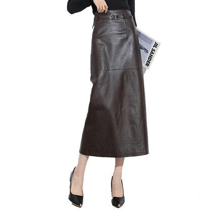 Womens Leather Skirt