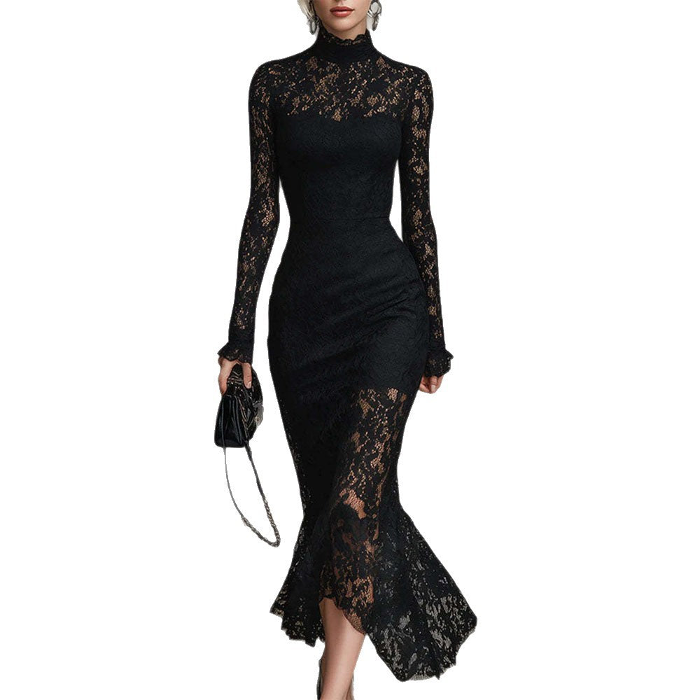 Long-Sleeve Party Dress
