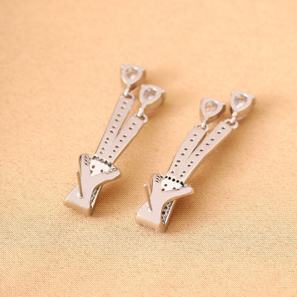 Stylish and sophisticated teardrop earrings