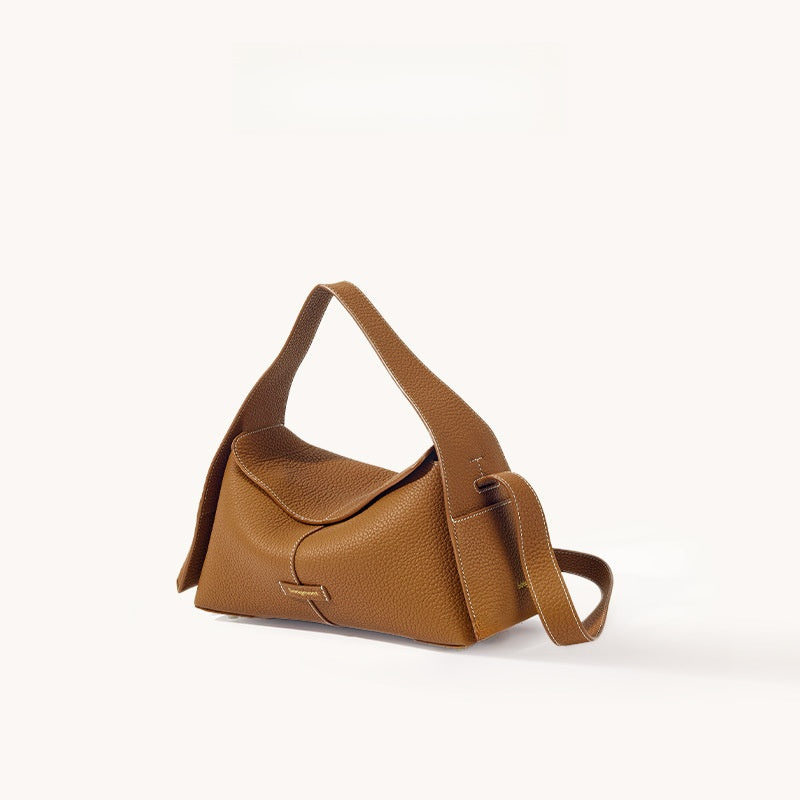 Songmont Eaves Hobo Leather Crossbody Bag