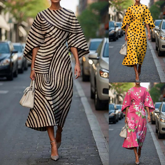Printed Elegant Dress for Women