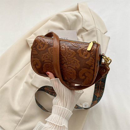 Chinese Style Embossed Crossbody Women Bag