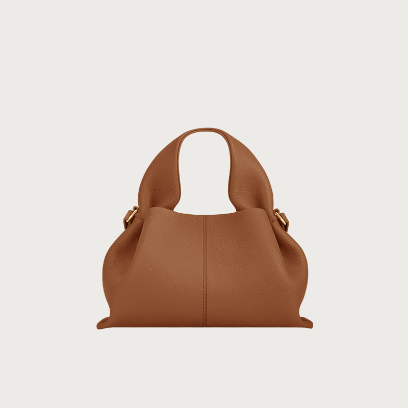 Genuine Leather Cloud Crossbody Bag