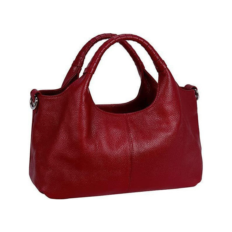 Fashionable Soft Leather Crossbody Tote Bag for Women