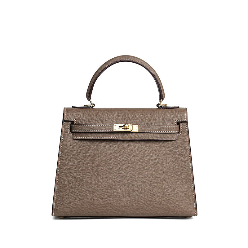 Genuine Leather Mini Kelly Crossbody Bag