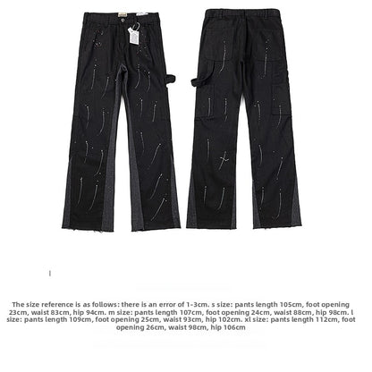 Men's flared jeans