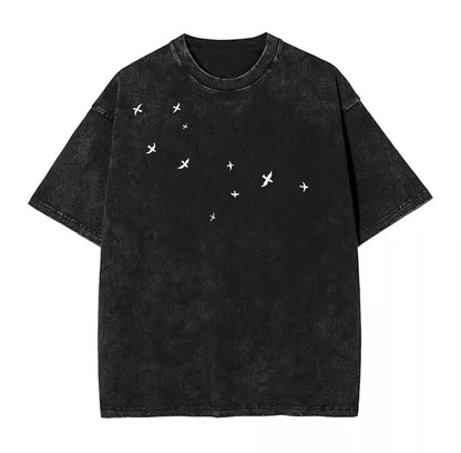 Washed Cotton Casual T-Shirt