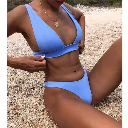 Women's Hollow Split Swimsuit