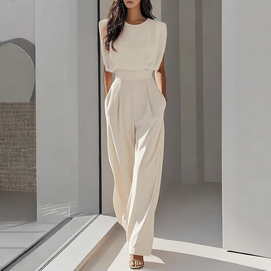Women's Elegant Sleeveless Jumpsuit