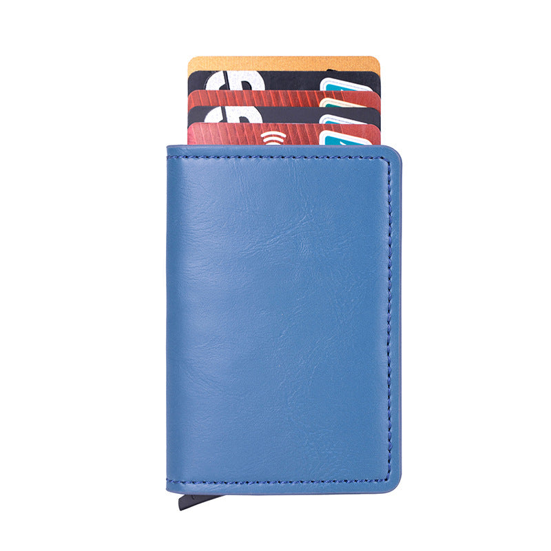 Magnetic RFID Blocking Card Holder Wallet