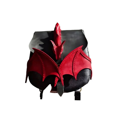 Retro Dragon Wing Design Crossbody Bag