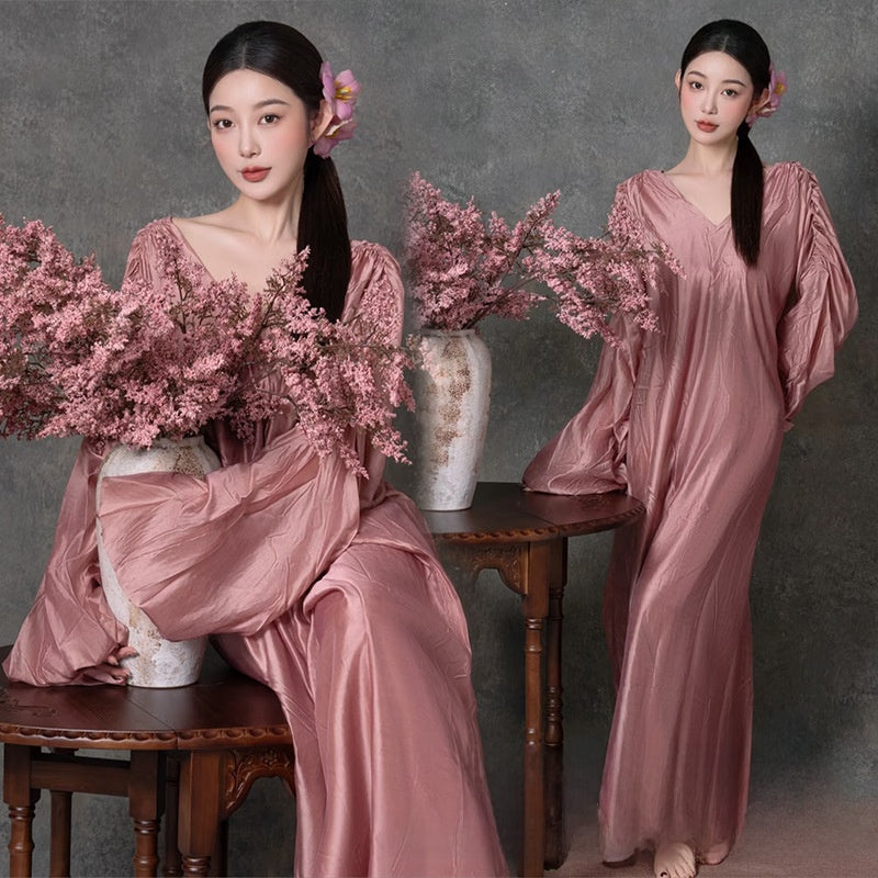 Photo Studio Spring Theme Long Dress