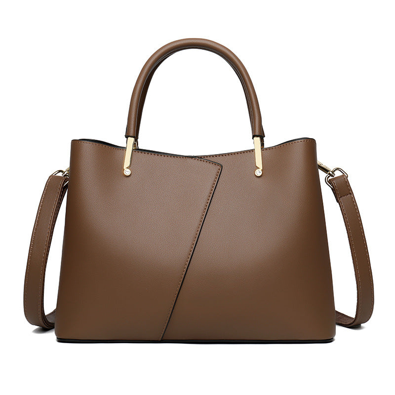 Fashion PU Crossbody Tote Bag with Multiple Pockets