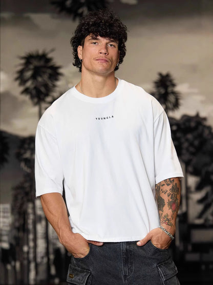 Printed Cotton Short-sleeved Sports T-shirt
