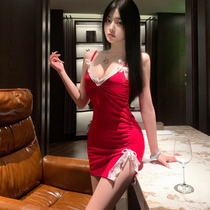 Ice Silk Camisole Sleep Dress