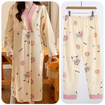 Postpartum sleep gown