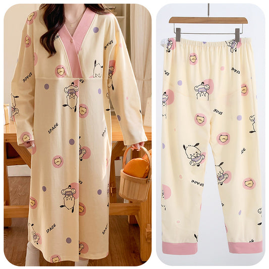 Postpartum sleep gown